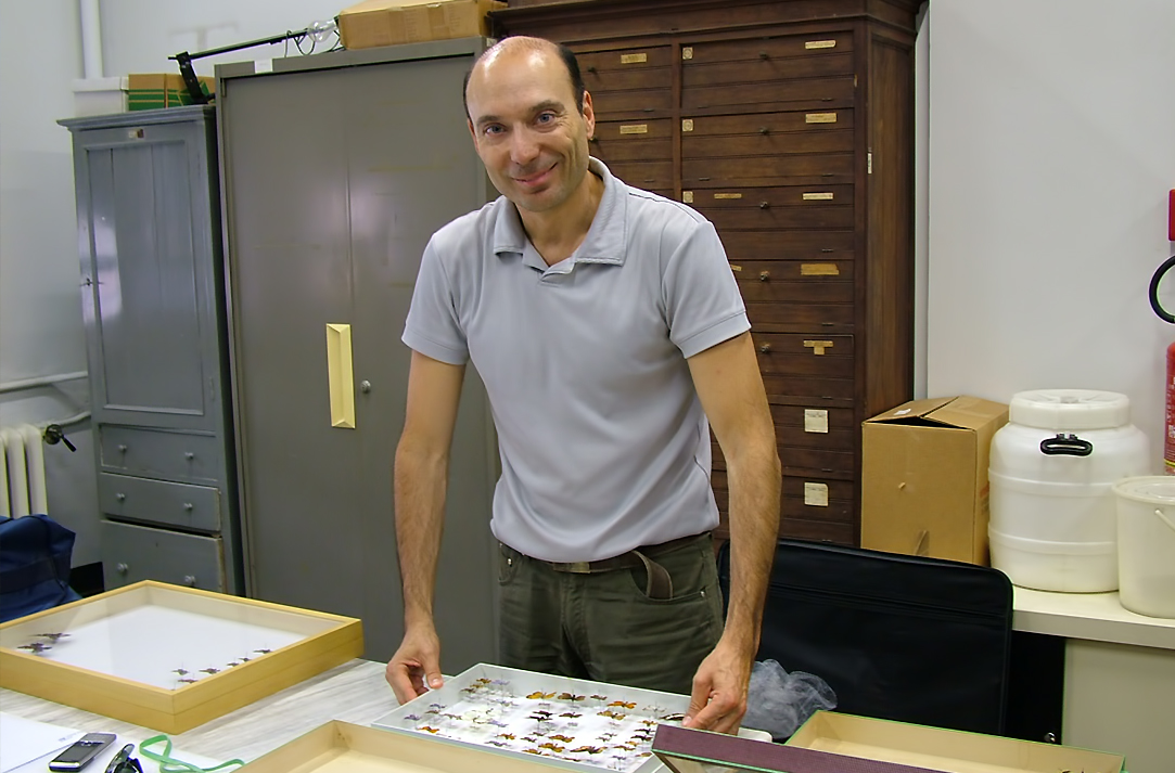 Maurizio durante una giornata di studio al Museo Doria, Genova, nel 2011.